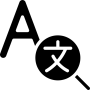 Natural language search icon